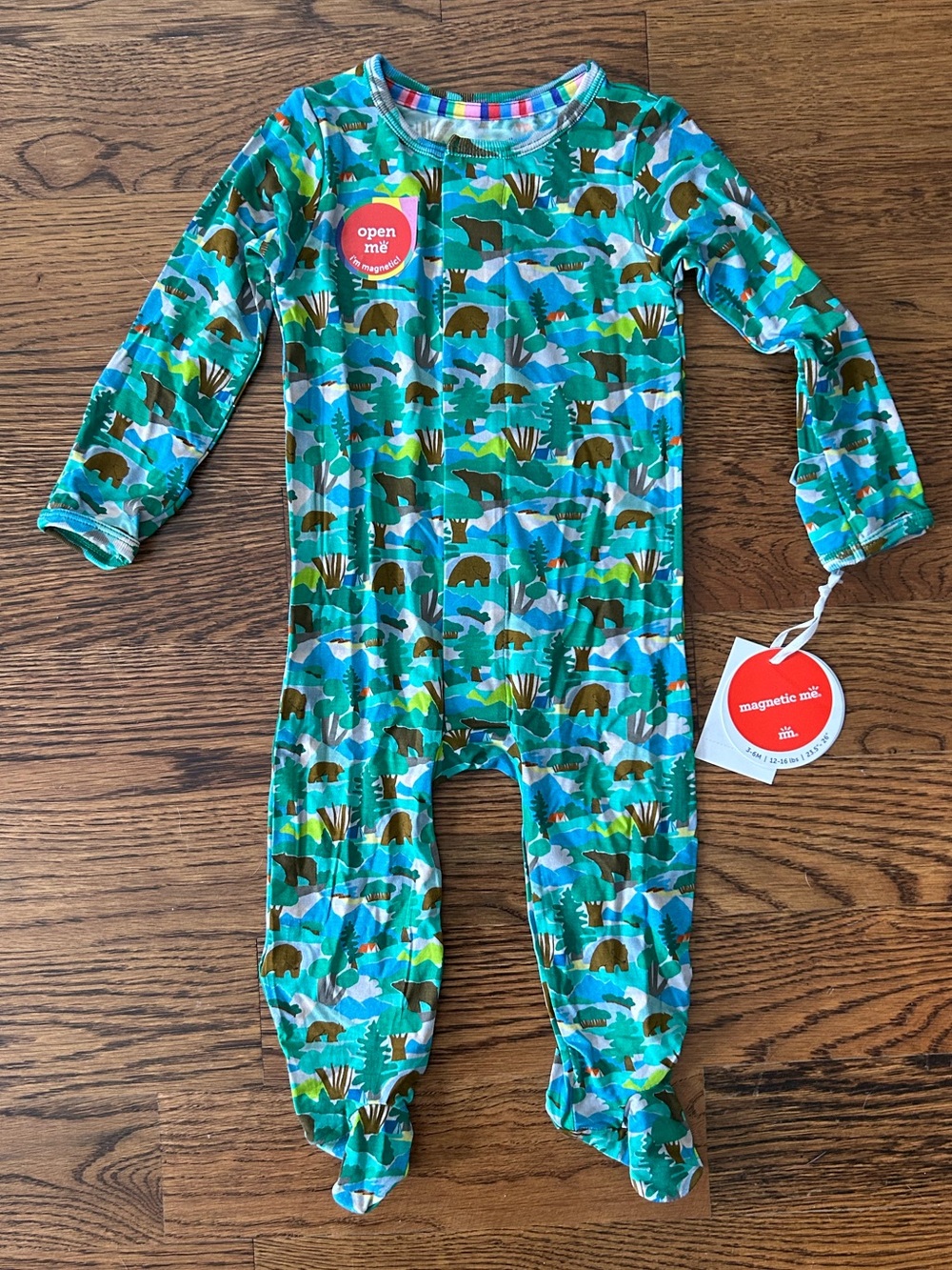 Magnetic Me Camo Cubs Footie 3-6mo
